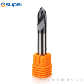 Carbide Spot Drills with Diamond Coating for Glass